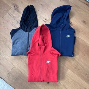 Nike quarter zip/zip up jacket bundle size XL